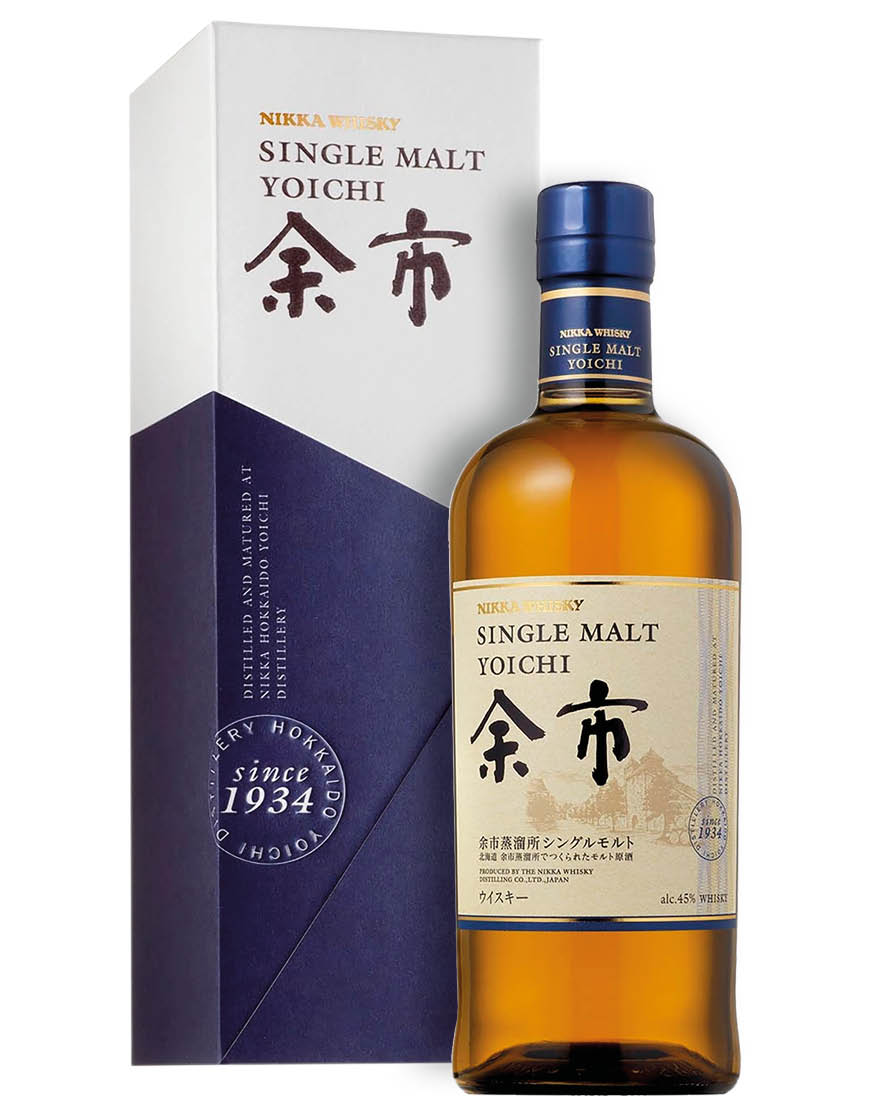 Single Malt Japanese Whisky Yoichi Nikka 0,7 ℓ, En Étui