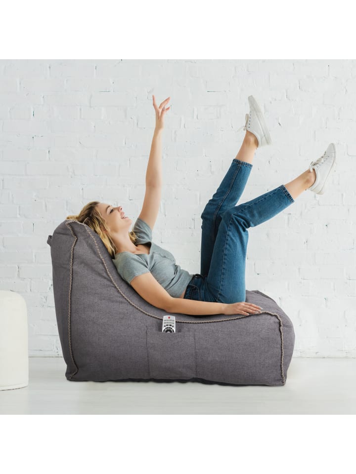 relaxdays Sitzsack in Grau günstig kaufen onesize