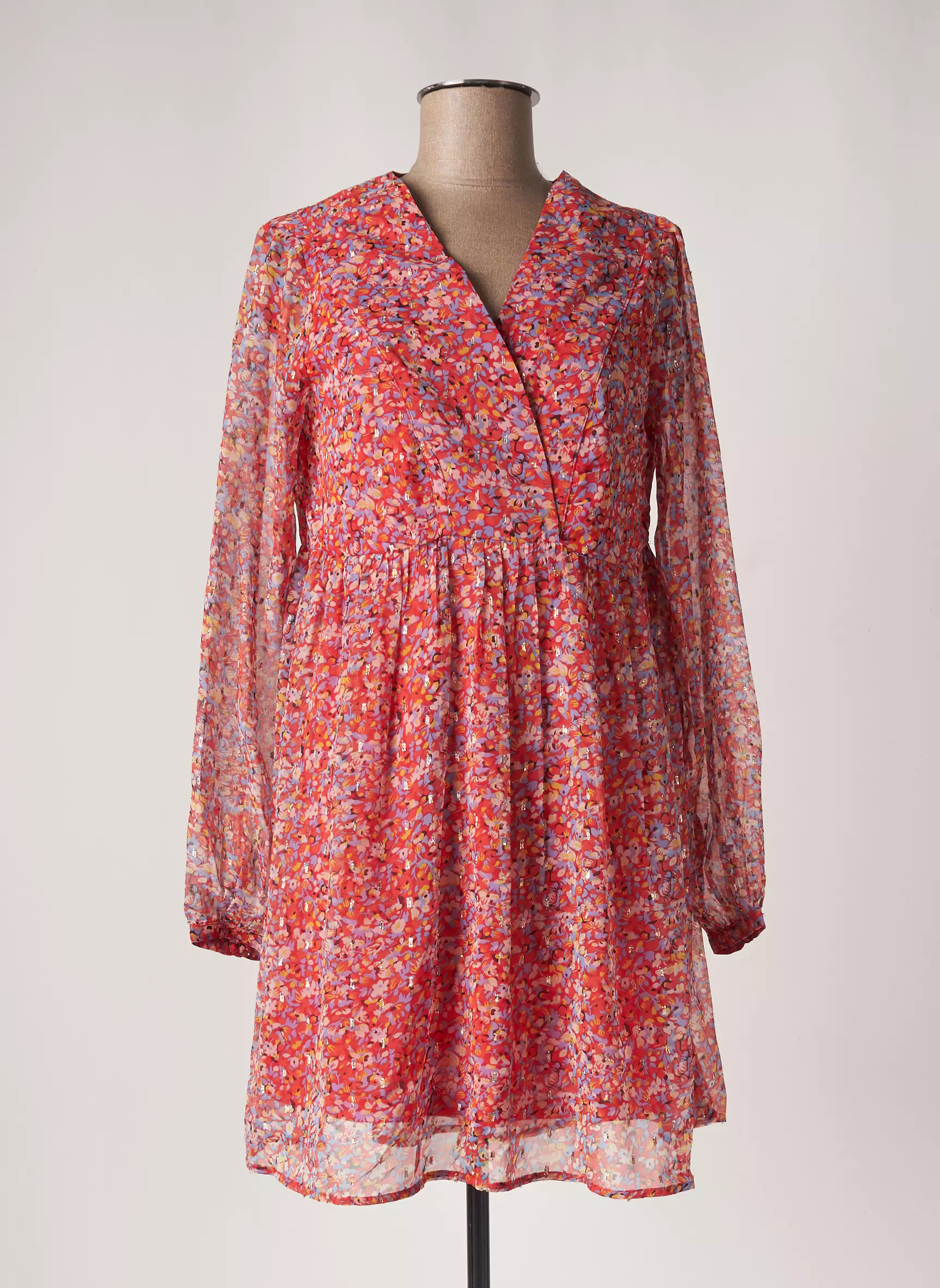 Only Robes Courtes Femme couleur rouge