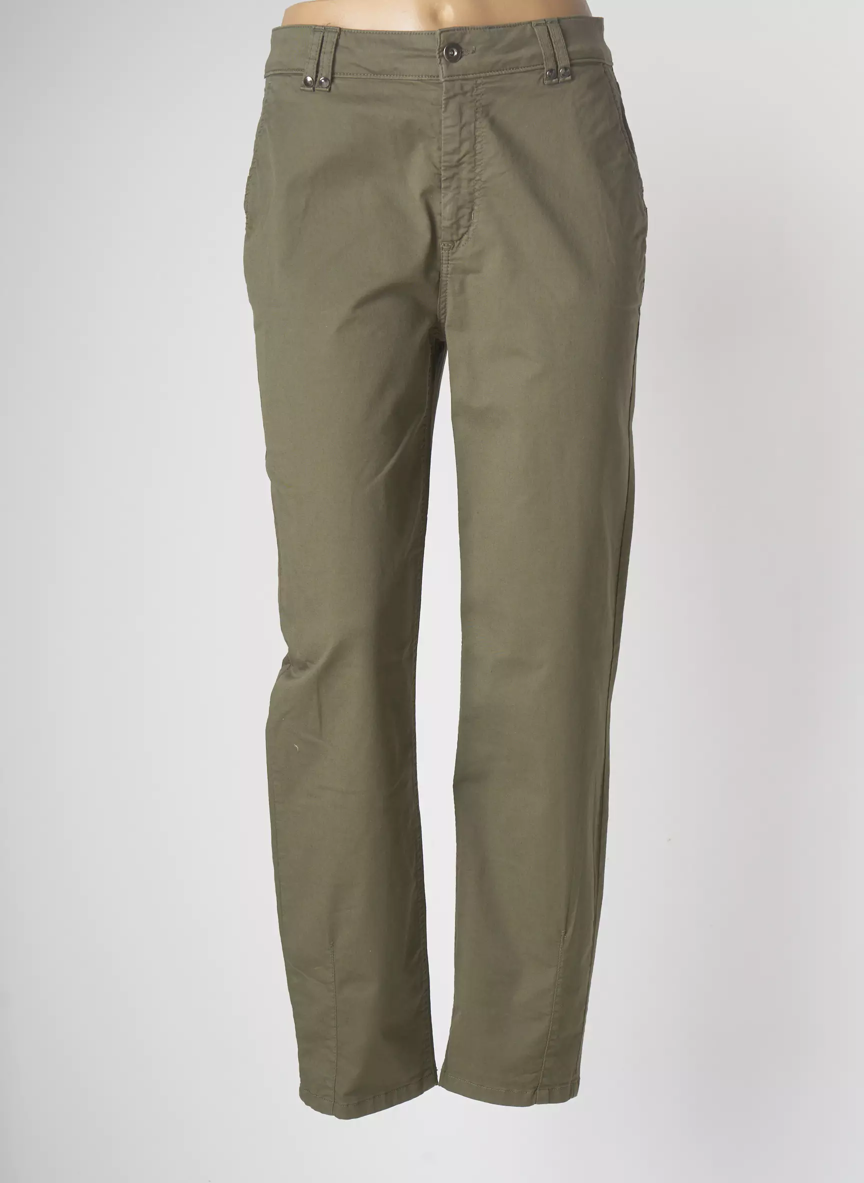 Lauren Vidal Pantalons Droits Femme couleur vert