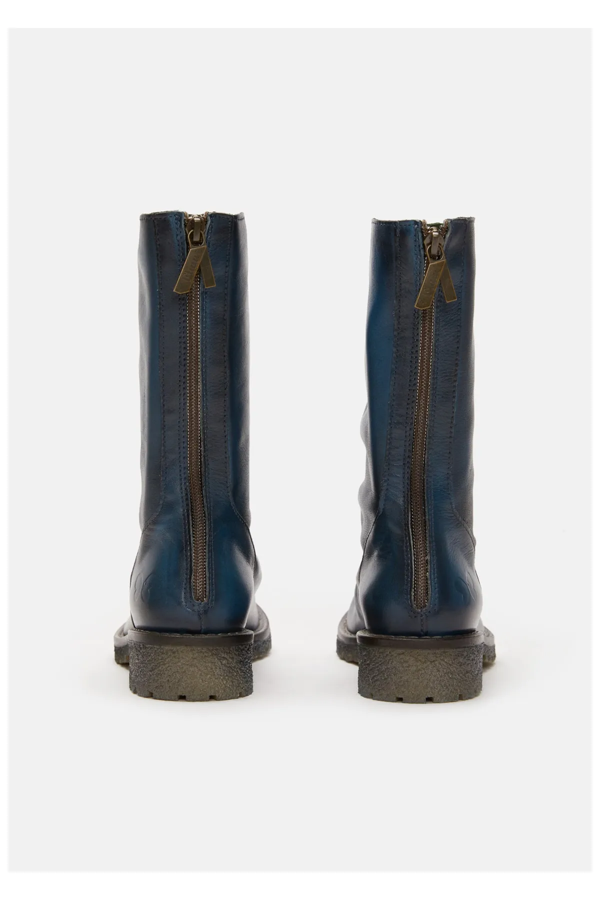 Felmini  Stiefelette - Blau - Blockabsatz