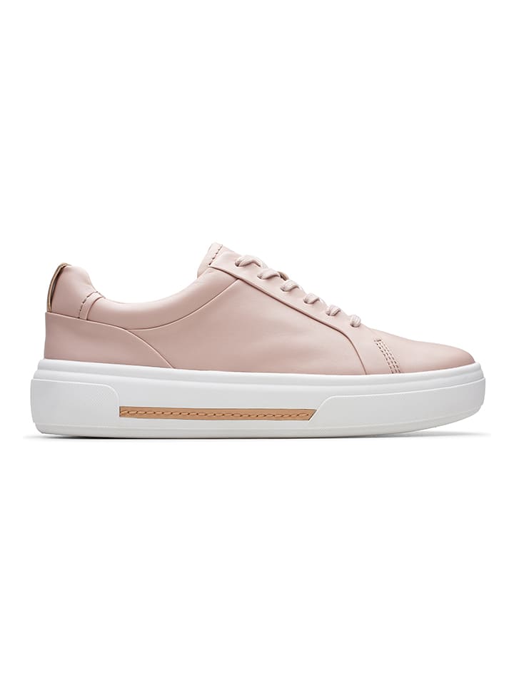 Clarks Leder-Sneakers ''Hollyhock Walk'' in Rosa günstig kaufen