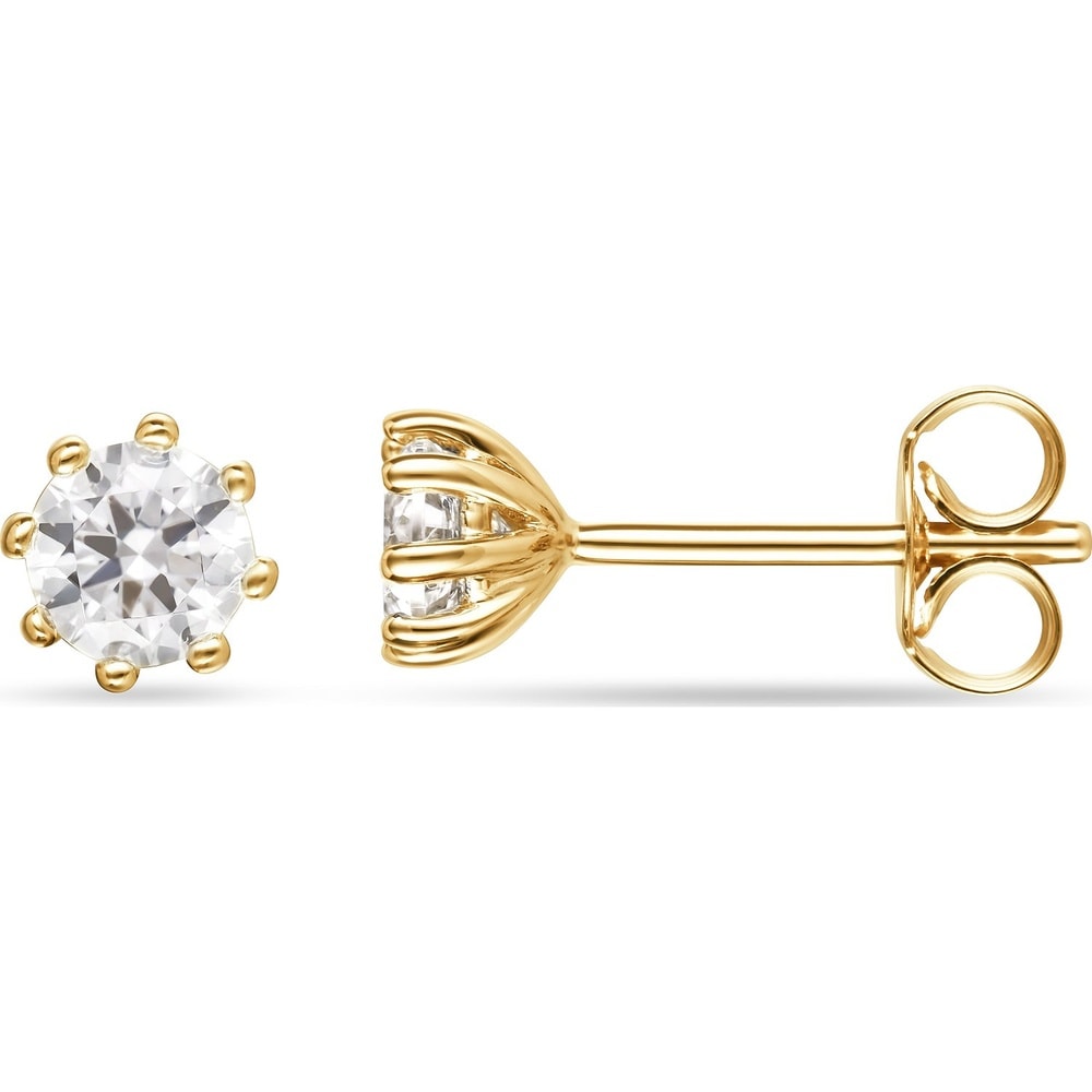 FAVS Boucles d'oreilles à fermoir à poussette 375 Or jaune Boucles d'oreilles