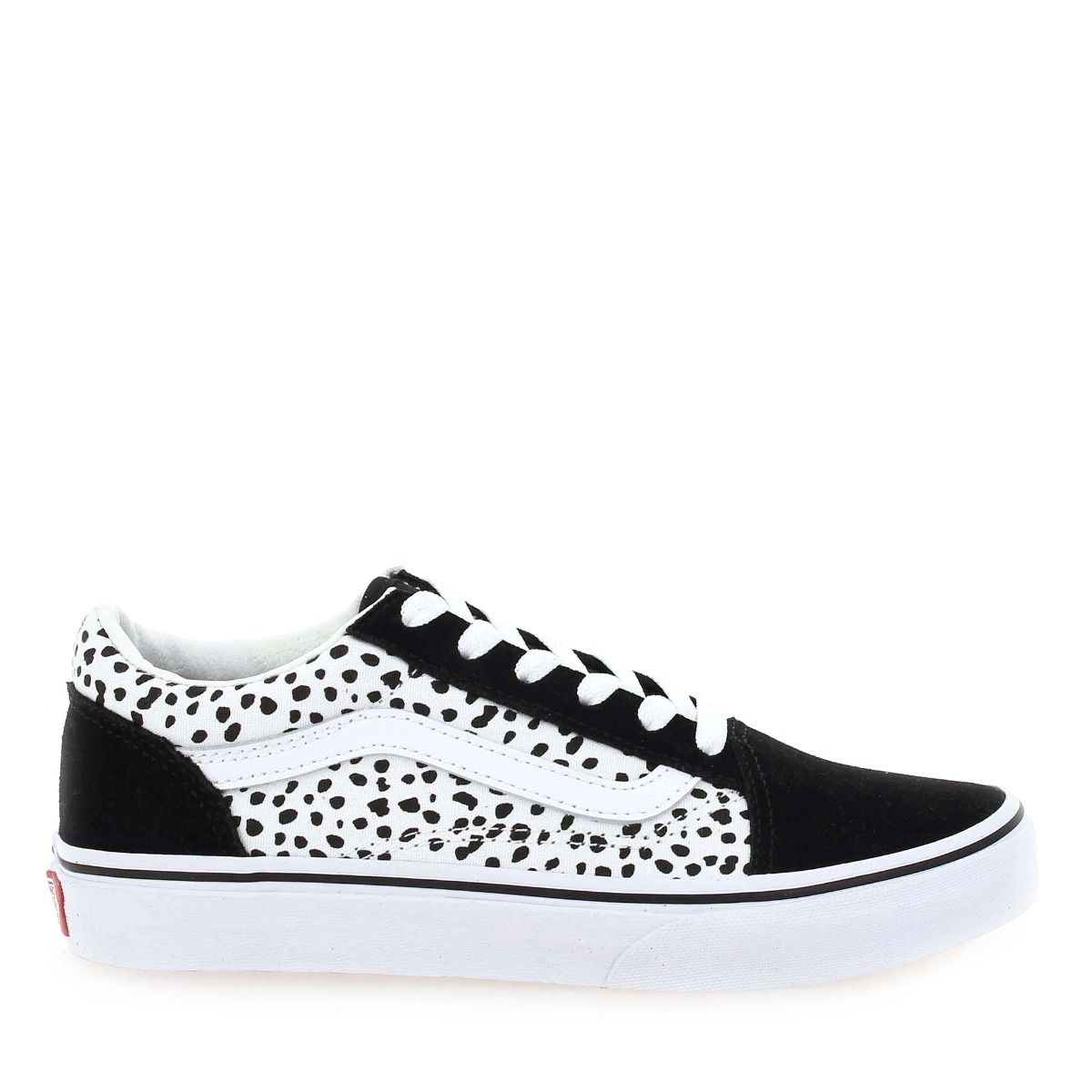 Vans  OLD SKOOL DALMATIAN KIDS - Noir blanc