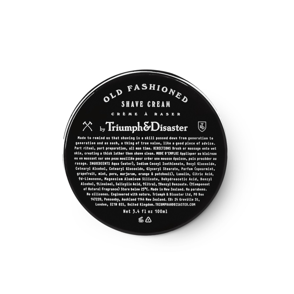 triumph & disaster Old Fashioned Shave Cream Jar Crème à raser
