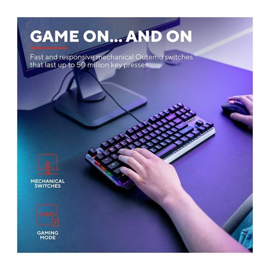 Tastatură de gaming TRUST TKL mecanică CALLAZ