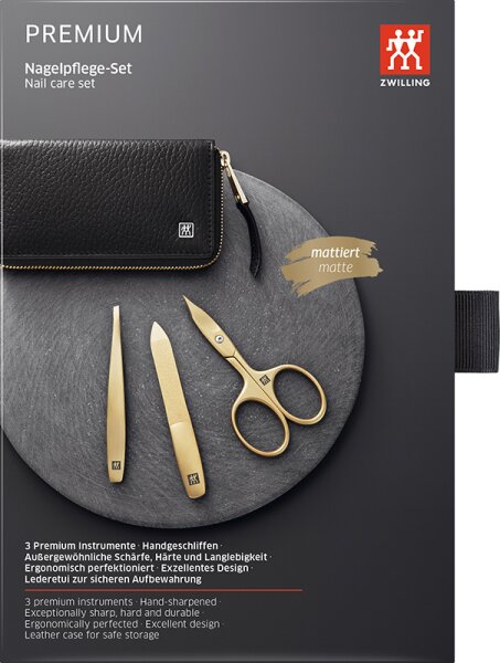 ZWILLING Beauty Premium Nagelpflege-Set - black Maniküre-Set
