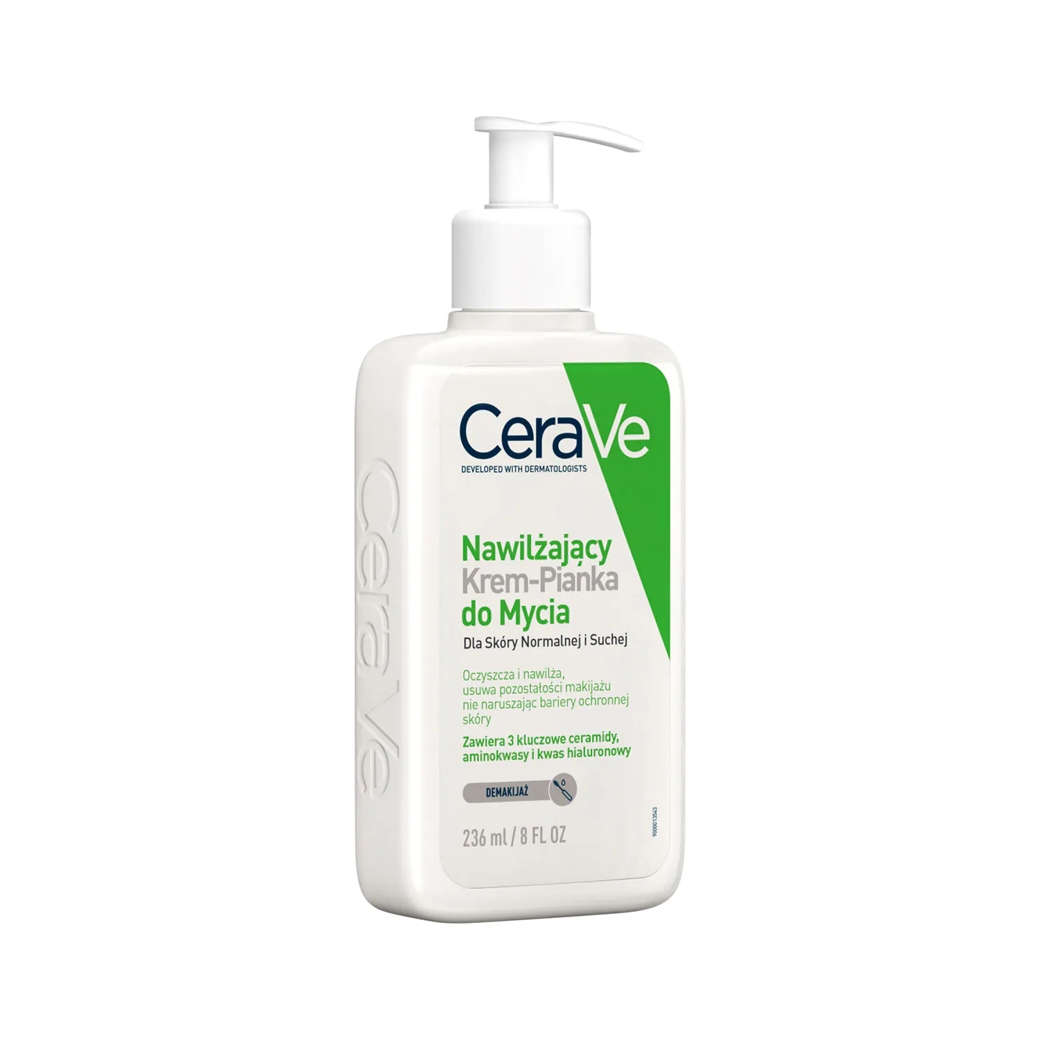 CeraVe Ενυδατικό Αφρό Καθαρισμού για Κανονική έως Ξηρή Επιδερμίδα 236 ml