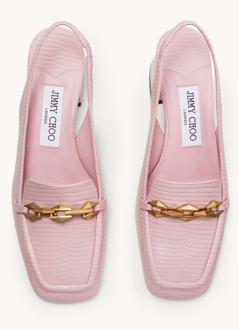 Slingback Jimmy Choo Diamond Tilda 45 in pelle di vitello