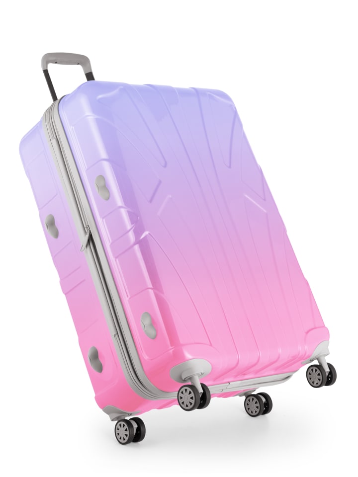 suitline Großer Reisekoffer erweiterbar XL Koffer 4 Rollen TSA 110 L in Sakura günstig kaufen L