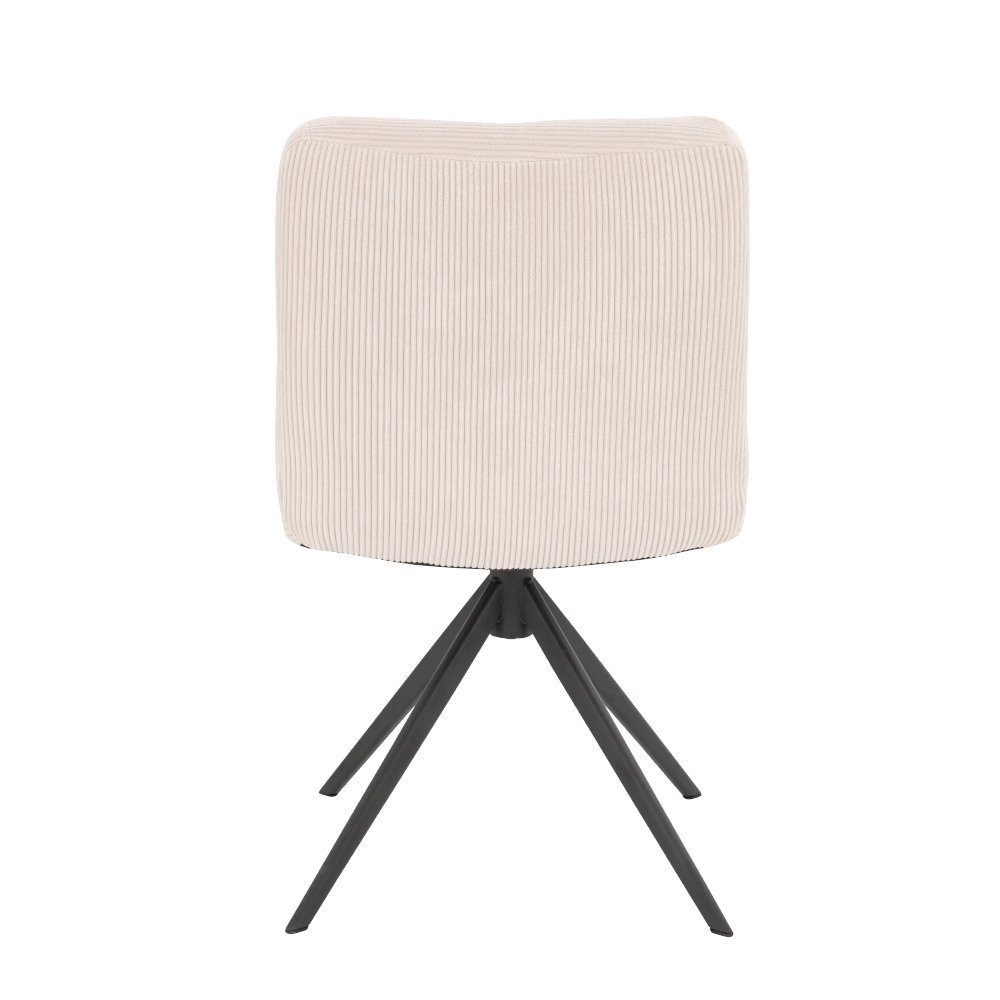 HOME DELUXE Esszimmerstuhl drehbar 2er - 8er Set NODA (2 St), Gestell aus Edelstahl, Küchenstuhl, Bürostuhl