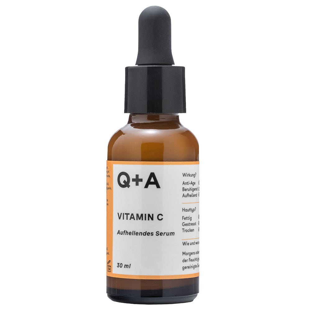 Q+A Vitamin C Aufhellendes Gesichtsserum 30 ml