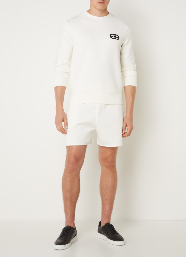 Pulover Emporio Armani cu logo brodat