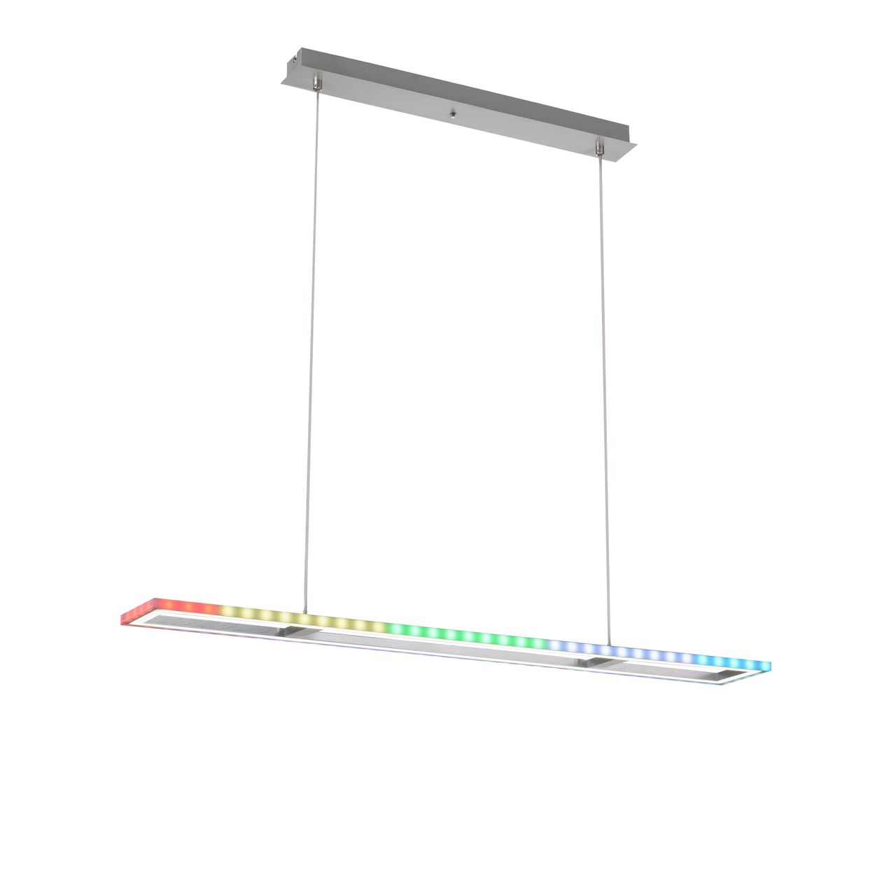 JUST LIGHT LeuchtenDirekt LED Pendelleuchte FELIX60, Downlight: CCT, Sidlight: RGB, dimmbar, IR-Fernbedienung, IP20