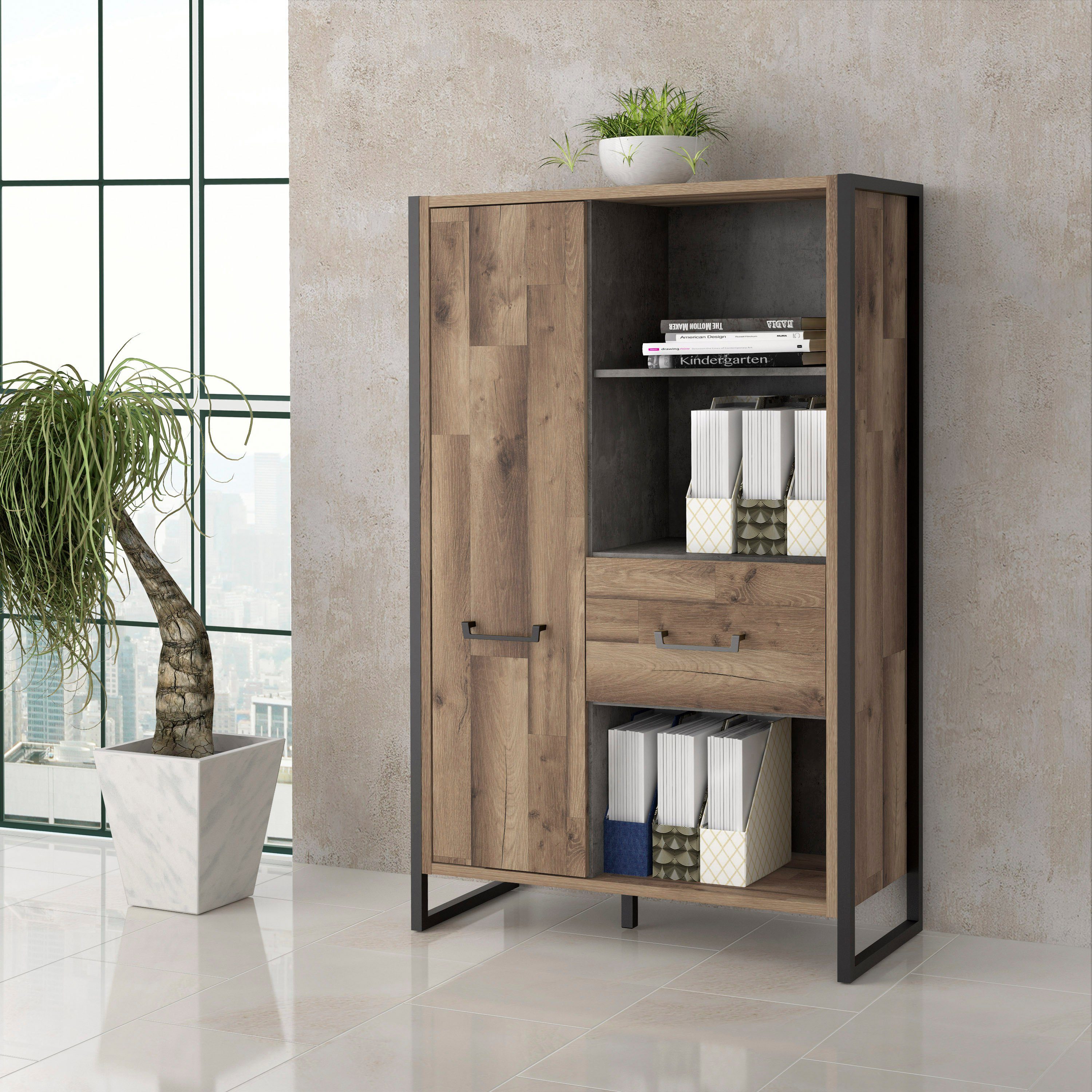 FORTE Aktenregal HUD, Breite 94 cm