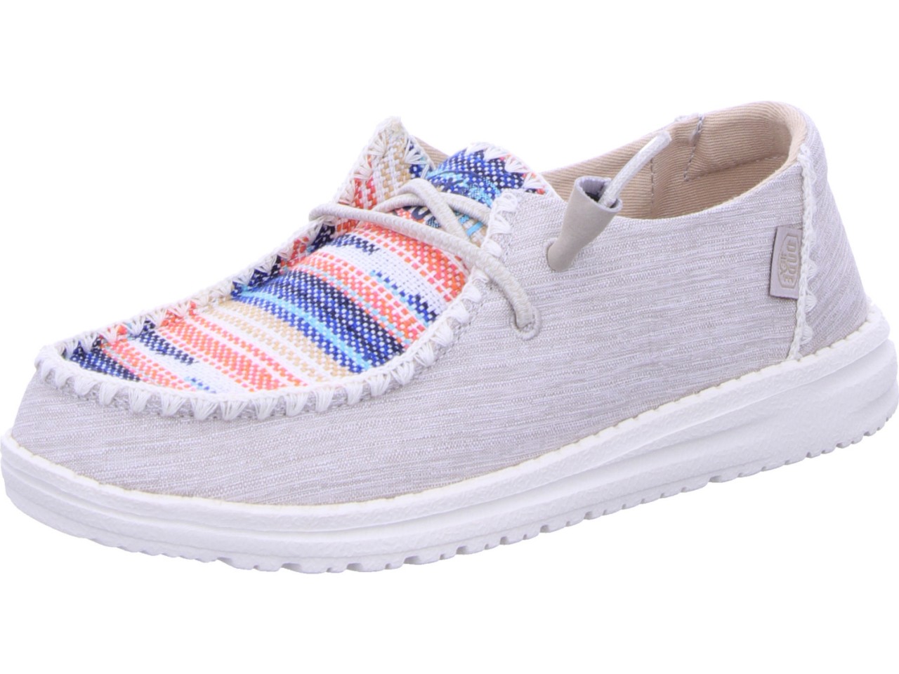 HEY DUDE Sportliche Slipper grau Wendy Boho Blanket