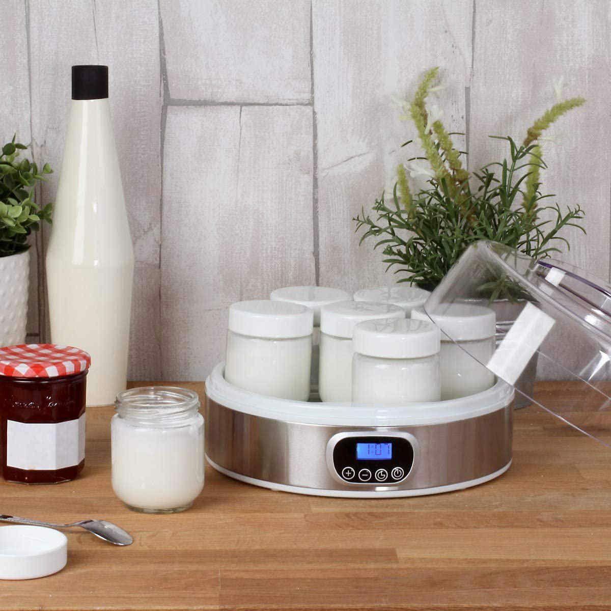 LIVOO Joghurtbereiter DOP216 digitale Joghurt-Maschine