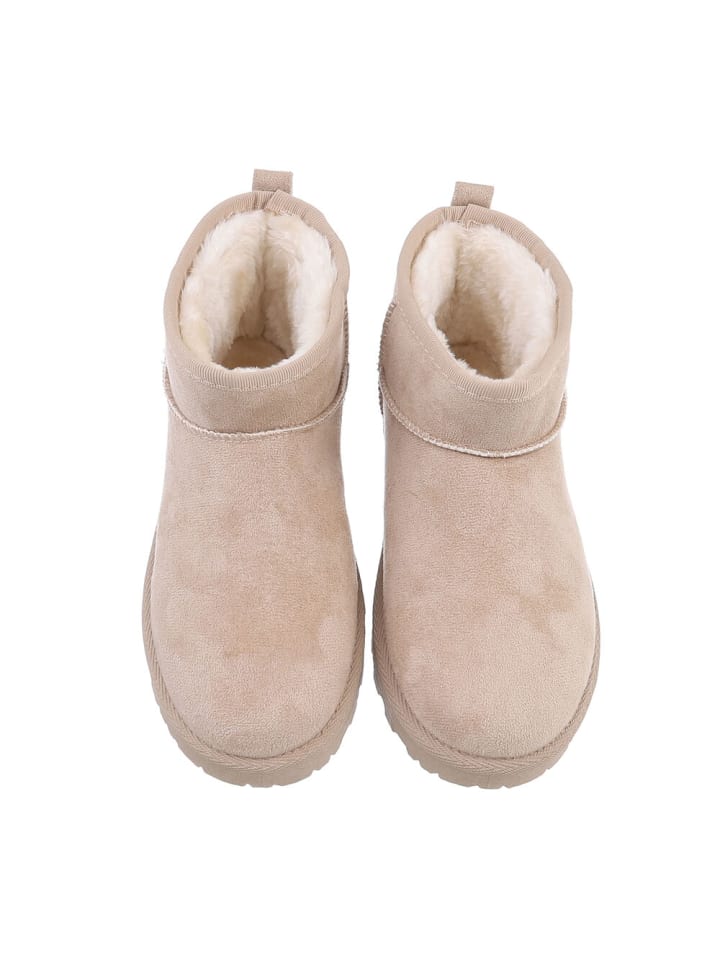 Ital-Design Stiefelette in Beige günstig kaufen