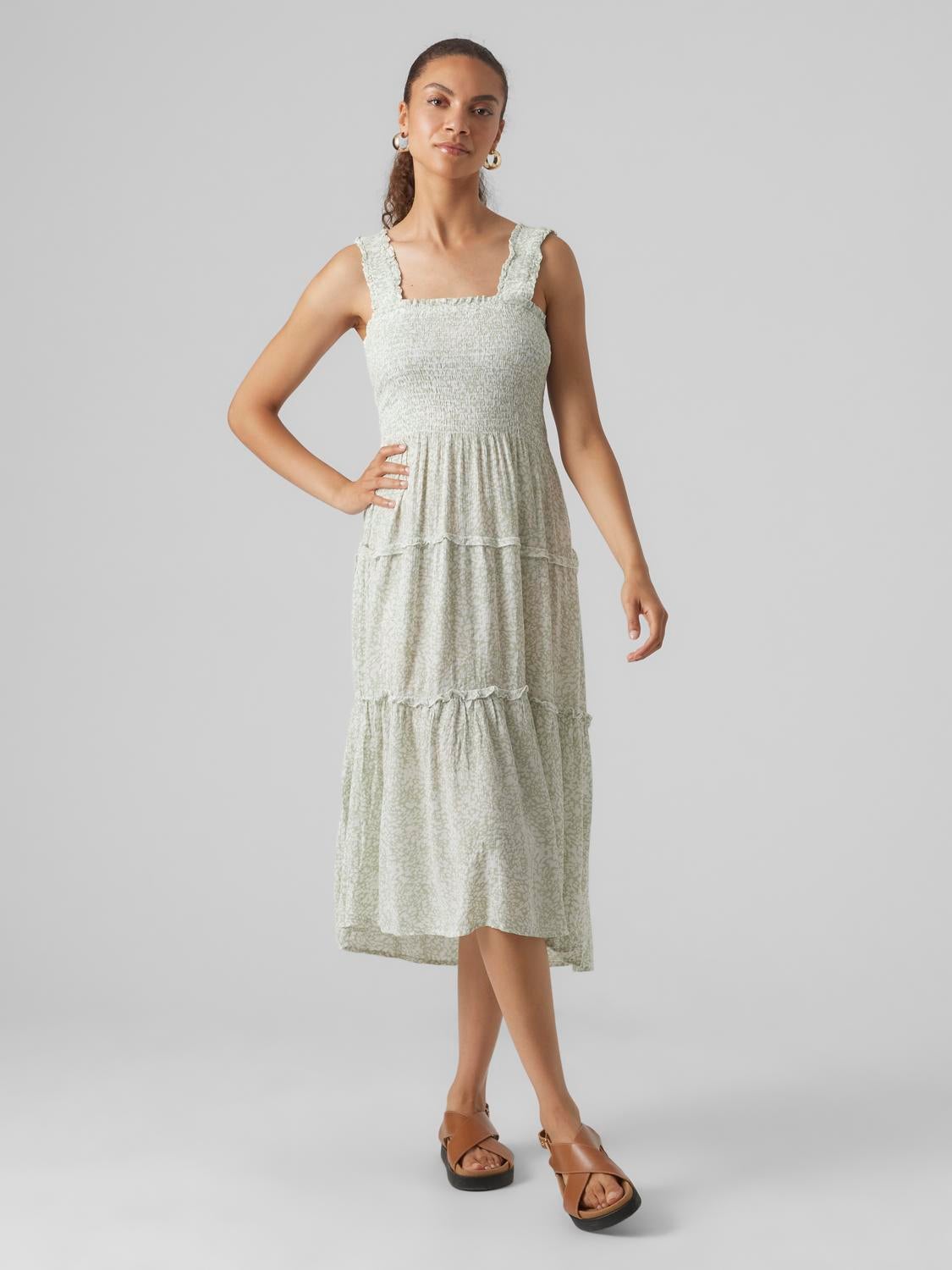 VMMENNY Langes Kleid