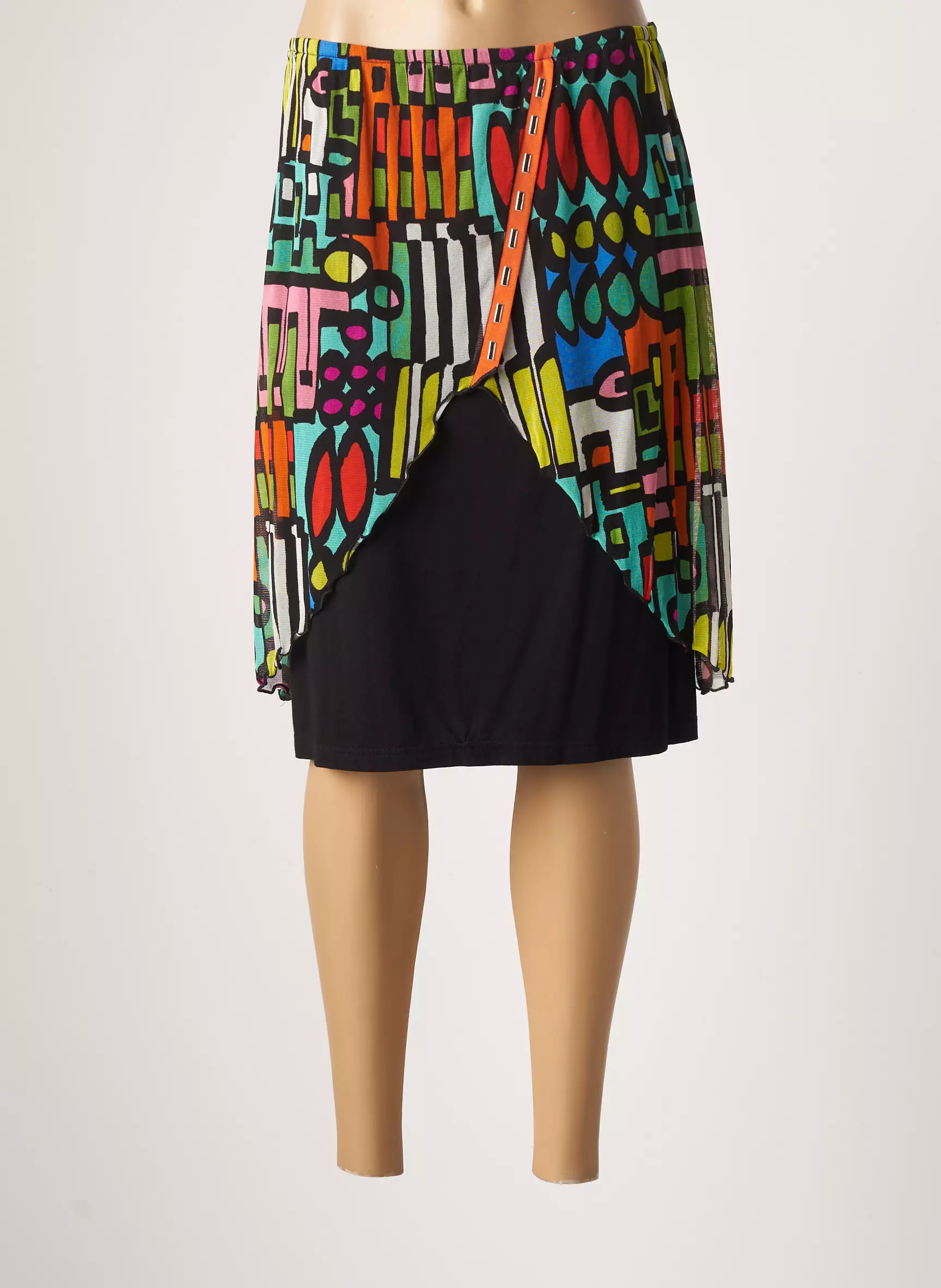 Jean Delfin Jupes Mi Longues Femme couleur noir