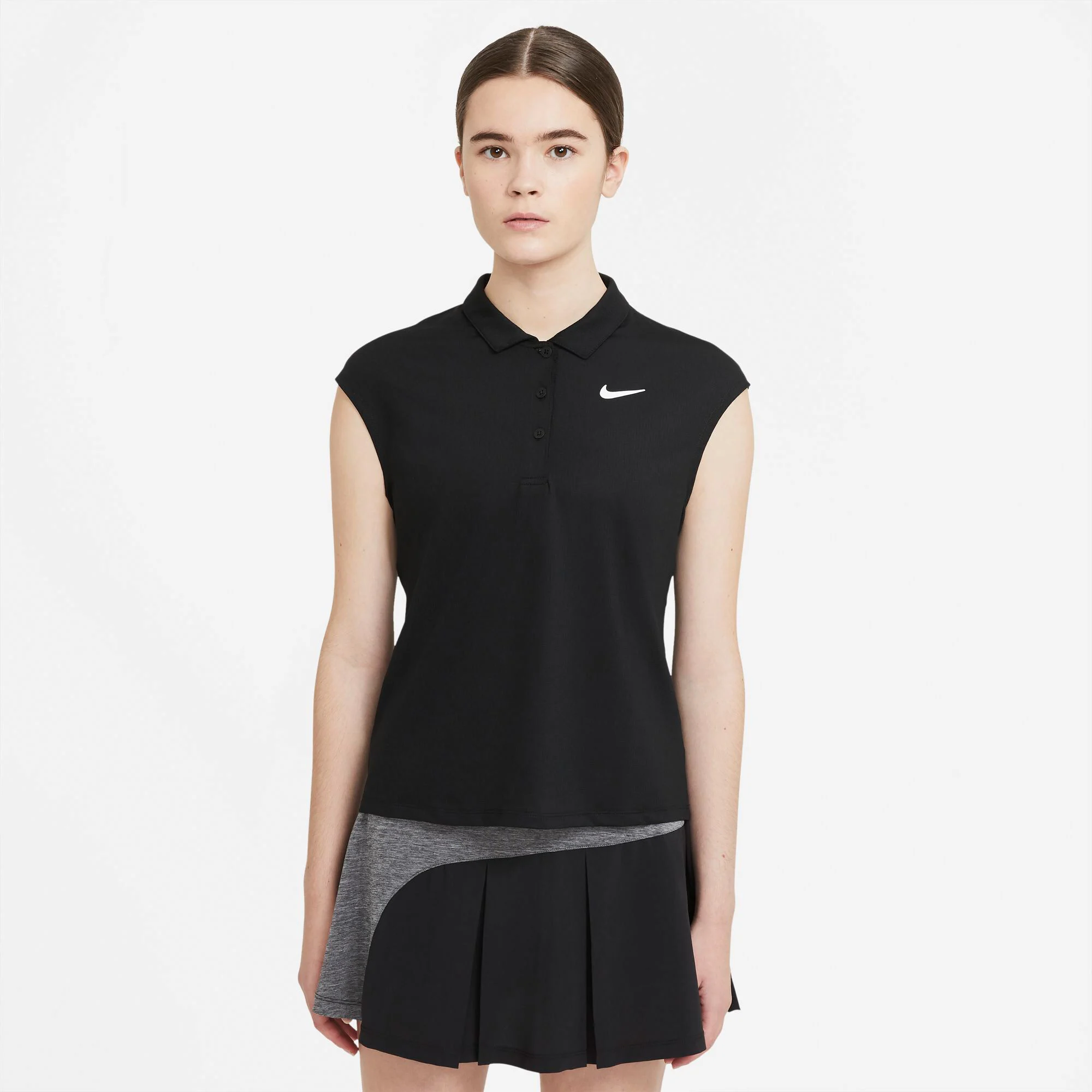 Court Victory Polo Damen - Schwarz