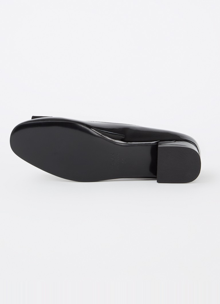 Jonak Damia patent leather pump with bow detail