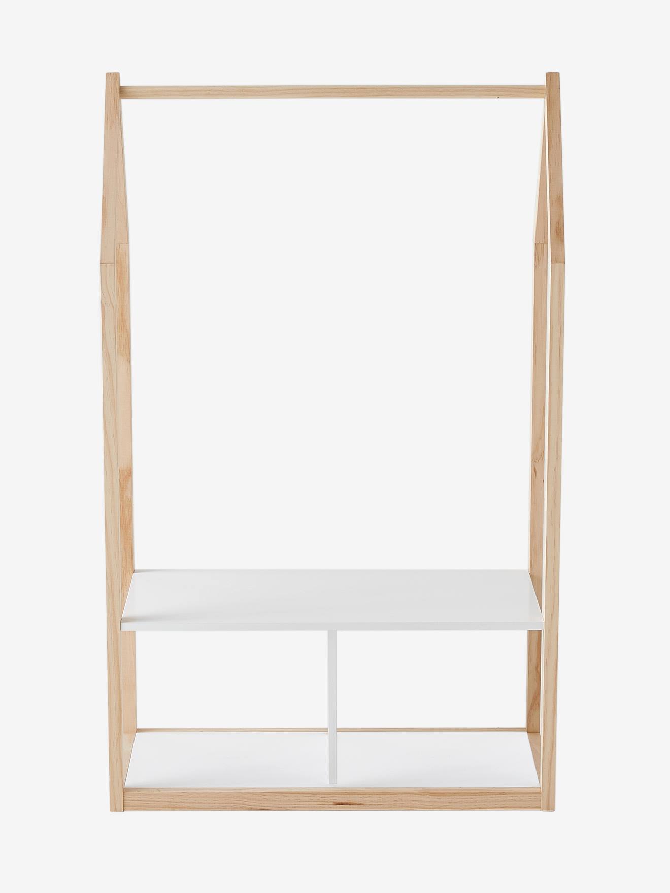 Portant Maison blanc / bois