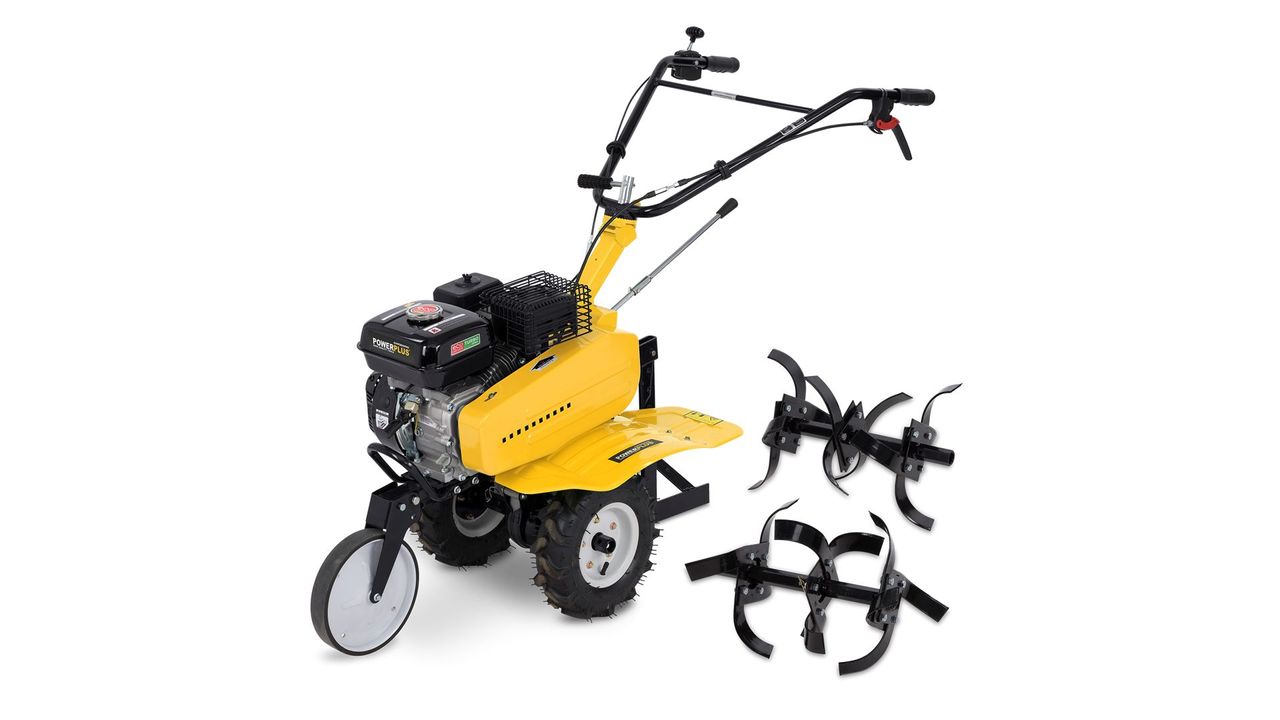 Powerplus 2in1 Bodenhacke Motorhacke Bodenfräse 7217, 4200 W