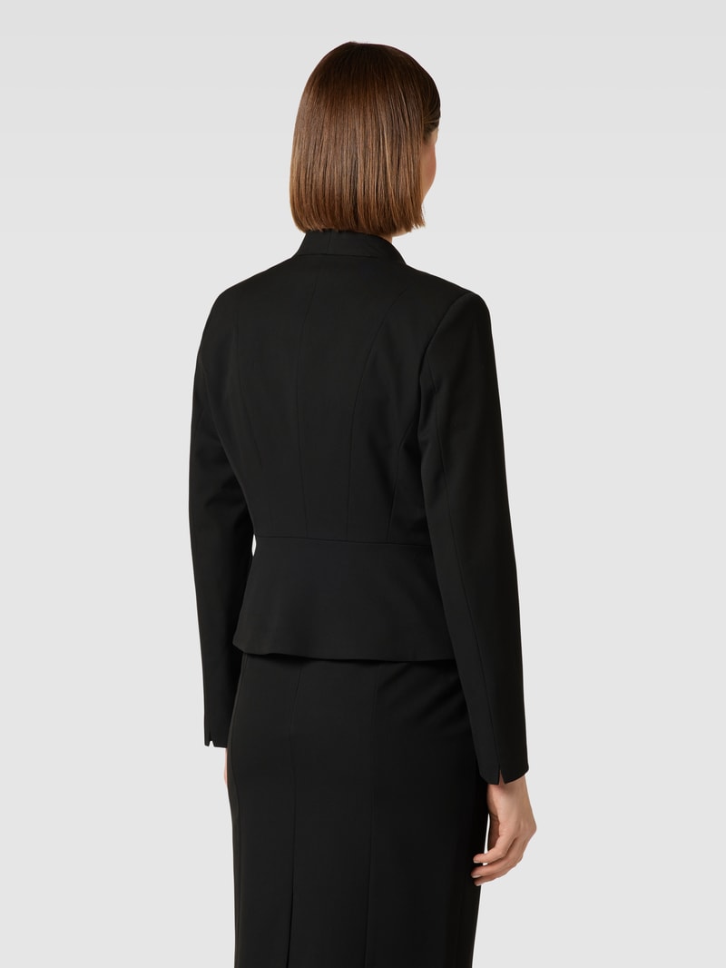 Blazer mit Hakenverschluss in schwarz