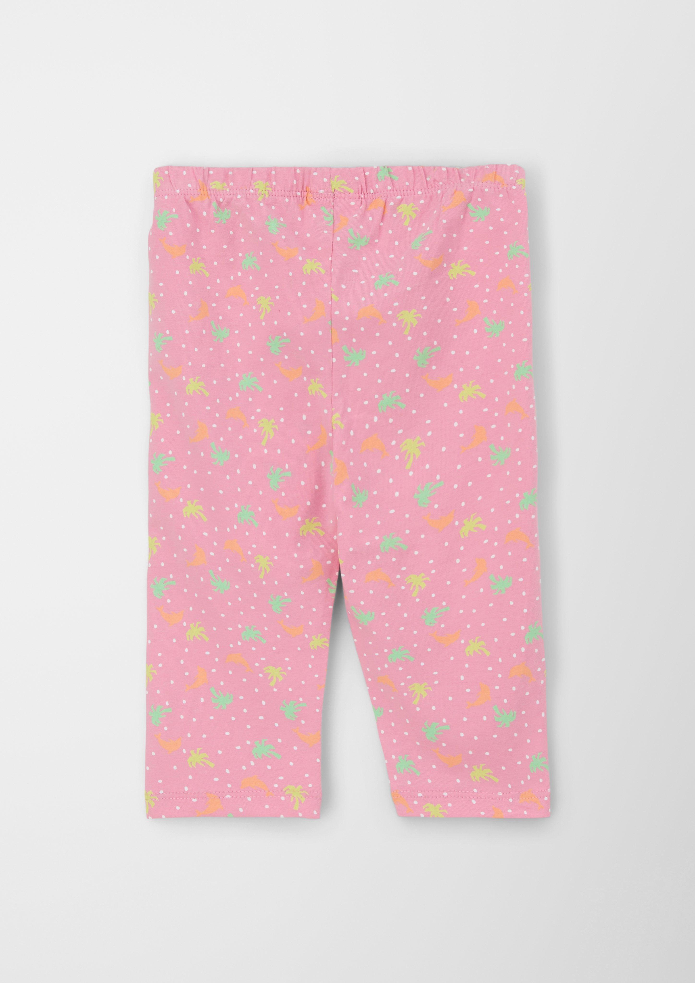 Capri-Leggings aus Baumwollstretch  2130586-43A4