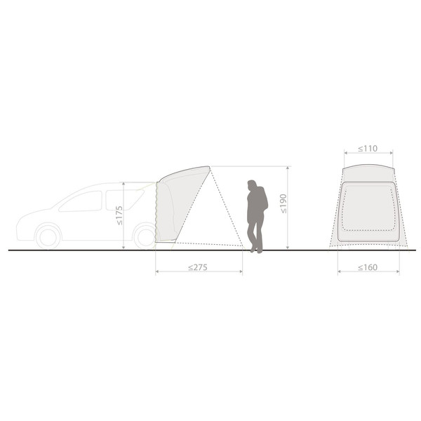 DRIVE TRUNK - Busvorzelt