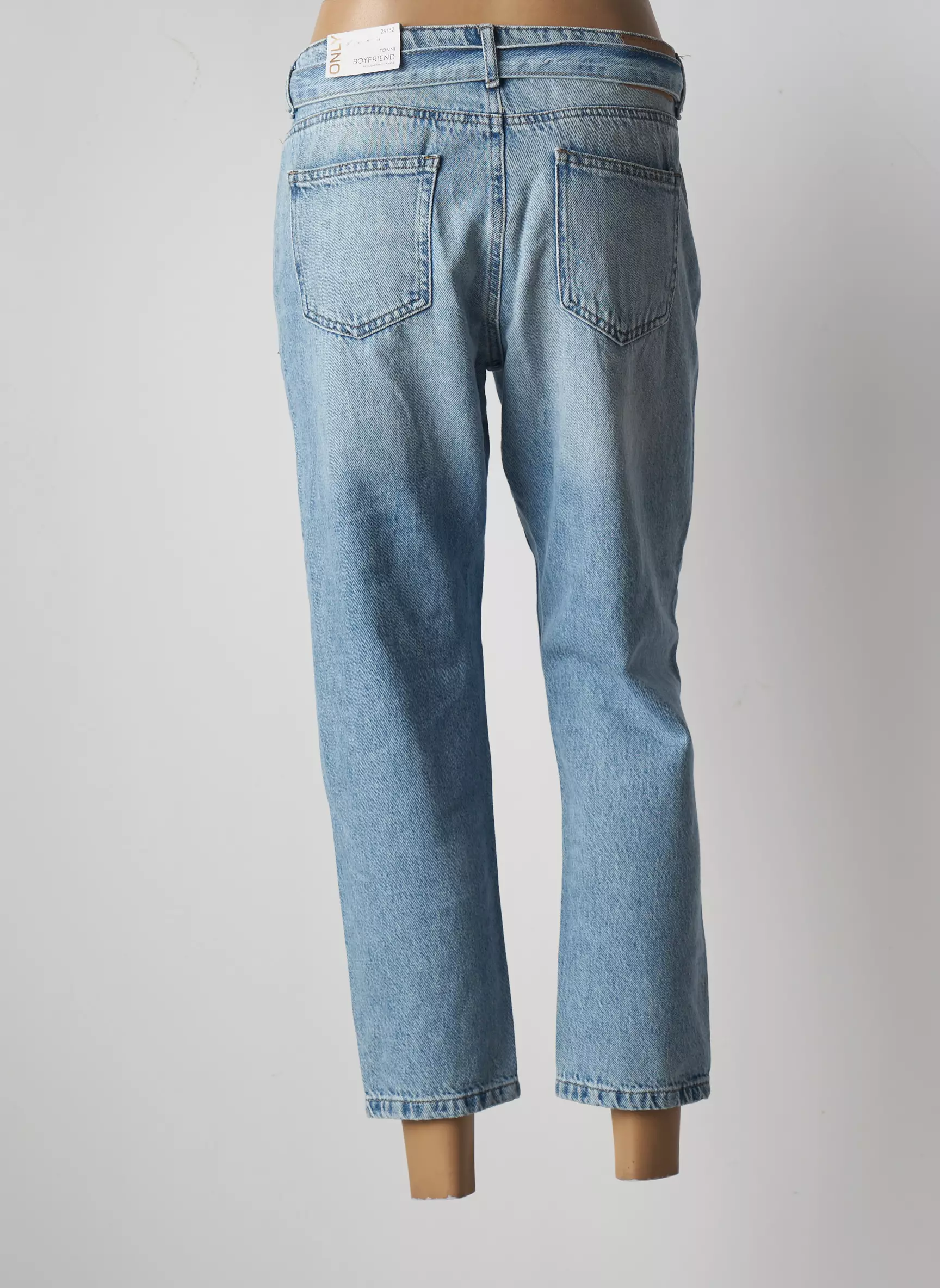 Only Jeans Boyfriend Femme couleur bleu
