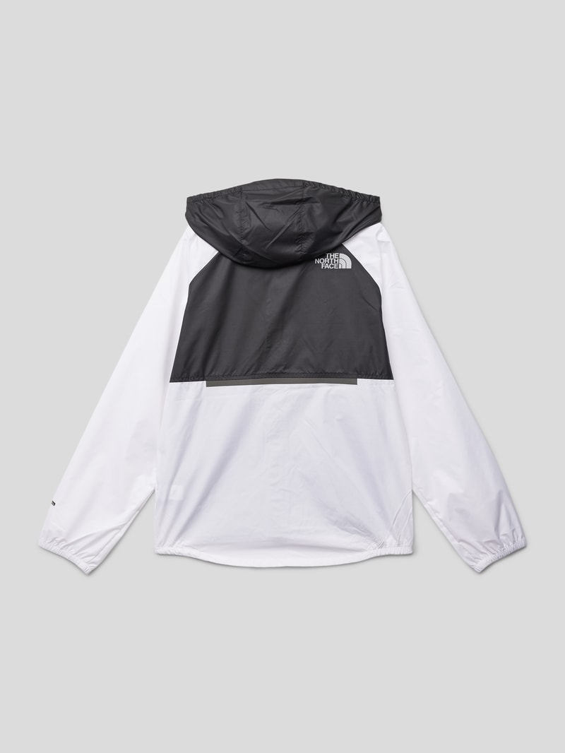Jacke in Two-Tone-Machart Modell 'NEVER STOP' in weiß