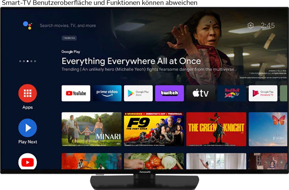 Hanseatic 50U800UDS LED-Fernseher (126 cm/50 Zoll, 4K Ultra HD, Android TV, Smart-TV)