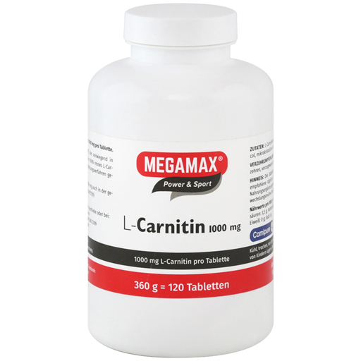 MEGAMAX L-Carnitin 1000 mg Tabletten  120 St  Tabletten