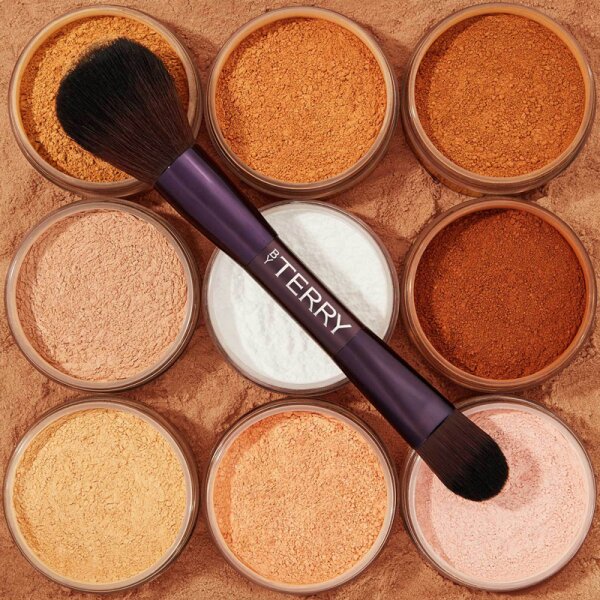 By Terry Tool-Expert Dual-Ended Liquid & Powder Brush Foundationpinsel