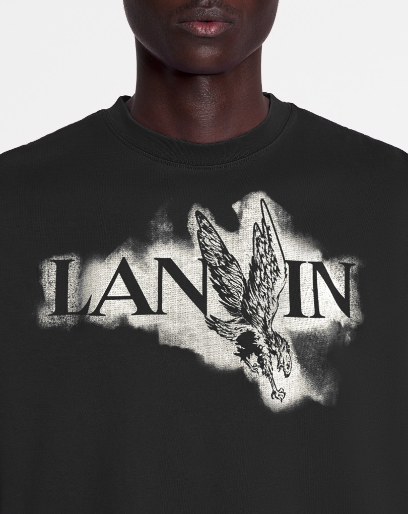 T-SHIRT CLASSIQUE IMPRIMÉ AIGLE LANVIN X FUTURE