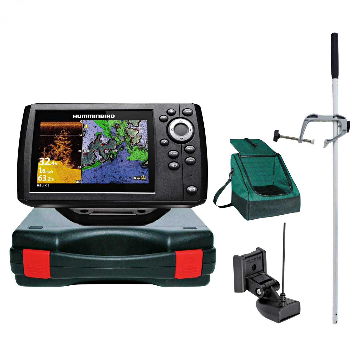 Humminbird Echolot Helix 5 CHIRP GPS DI G3