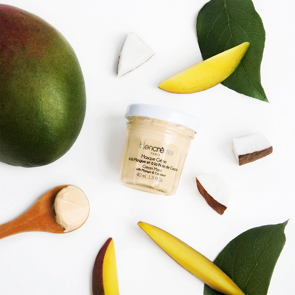 Maschera viso Blancrème al mango e crema di cocco