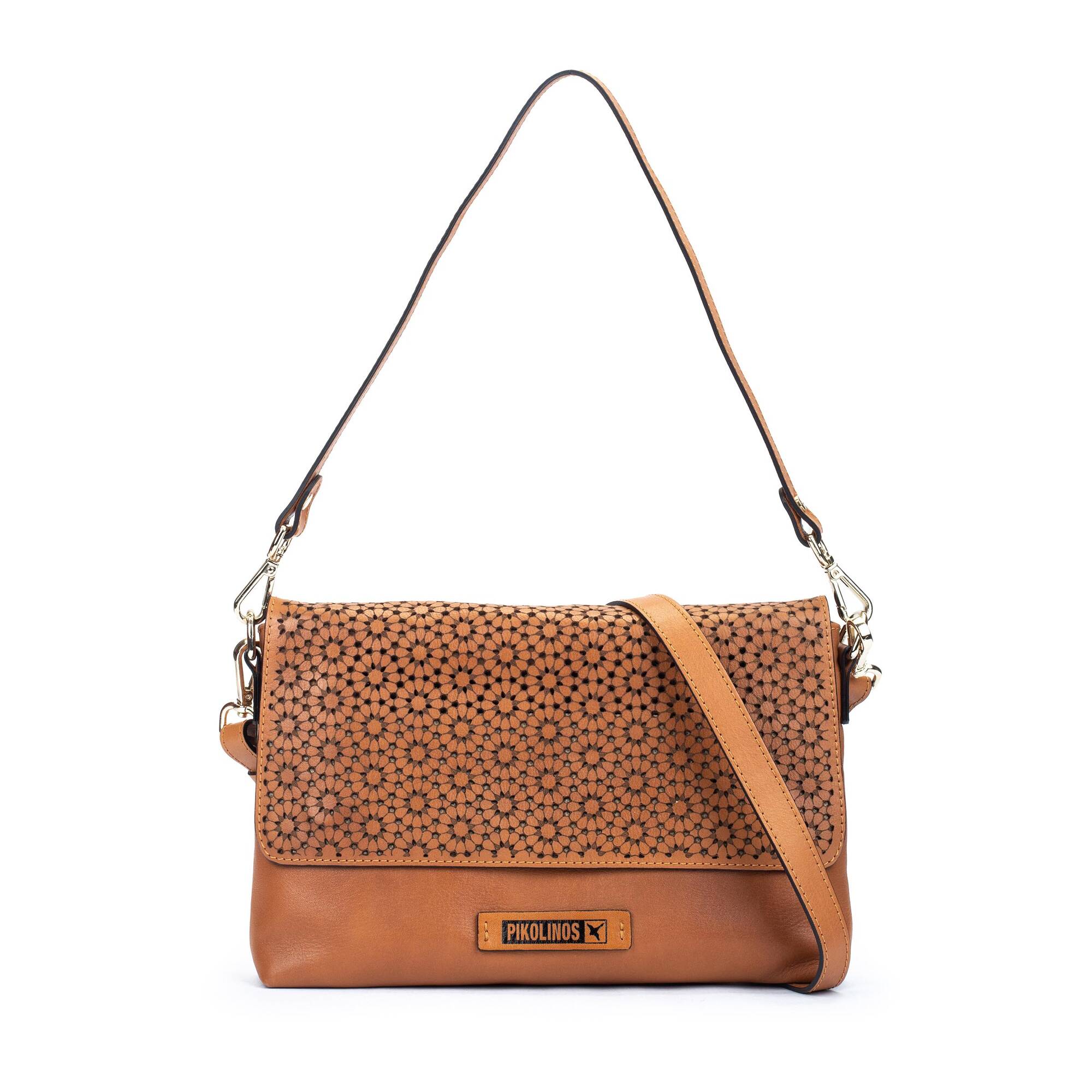 Damska torba typu crossbody z podwójnymi uchwytami - BRANDY