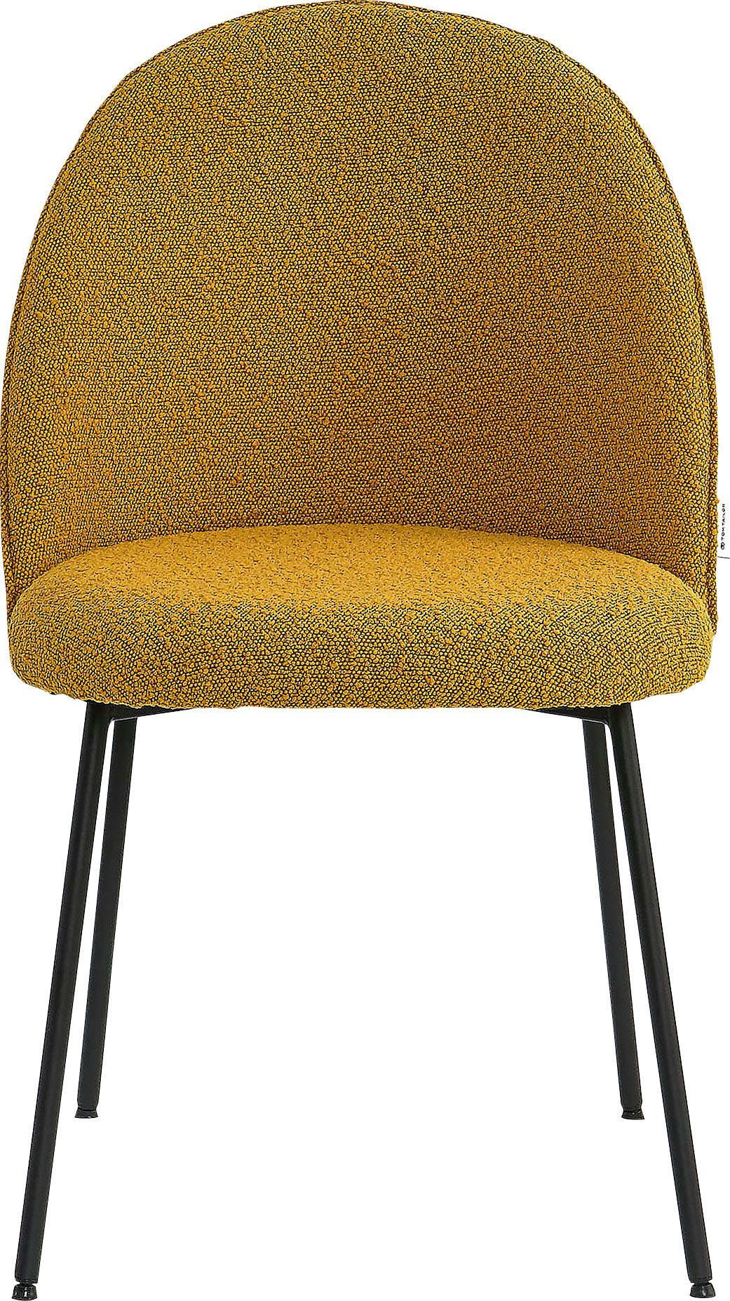 TOM TAILOR HOME Polsterstuhl (Set, 2 St), mit abgerundeter Rückenlehne