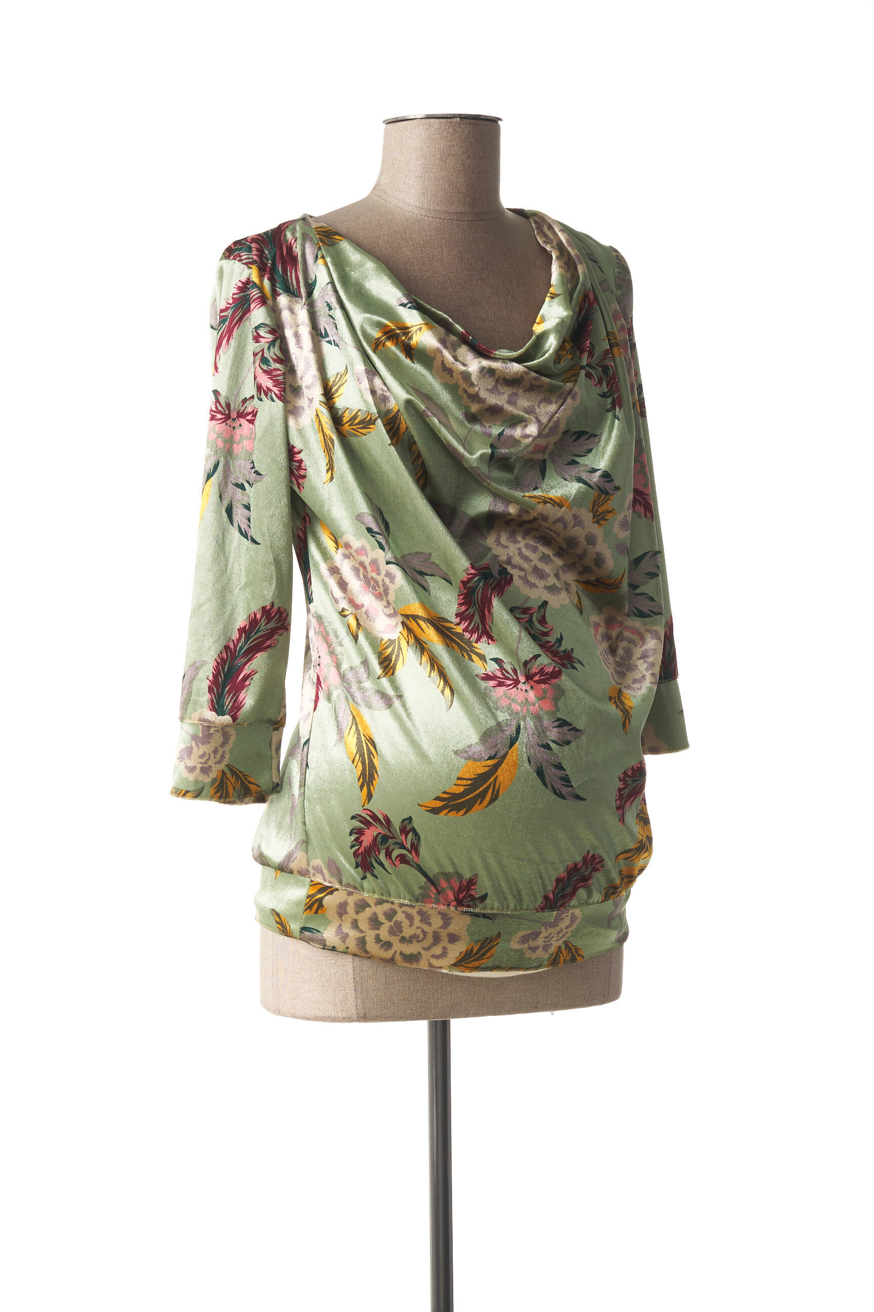 Fragile Chemisiers Maternite Femme couleur vert