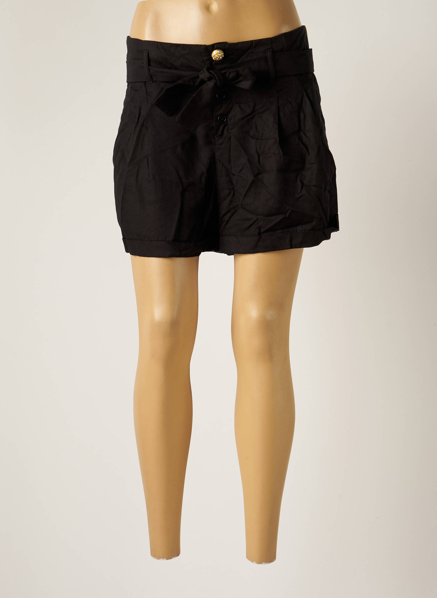 Liu Jo Shorts 1 Femme couleur noir
