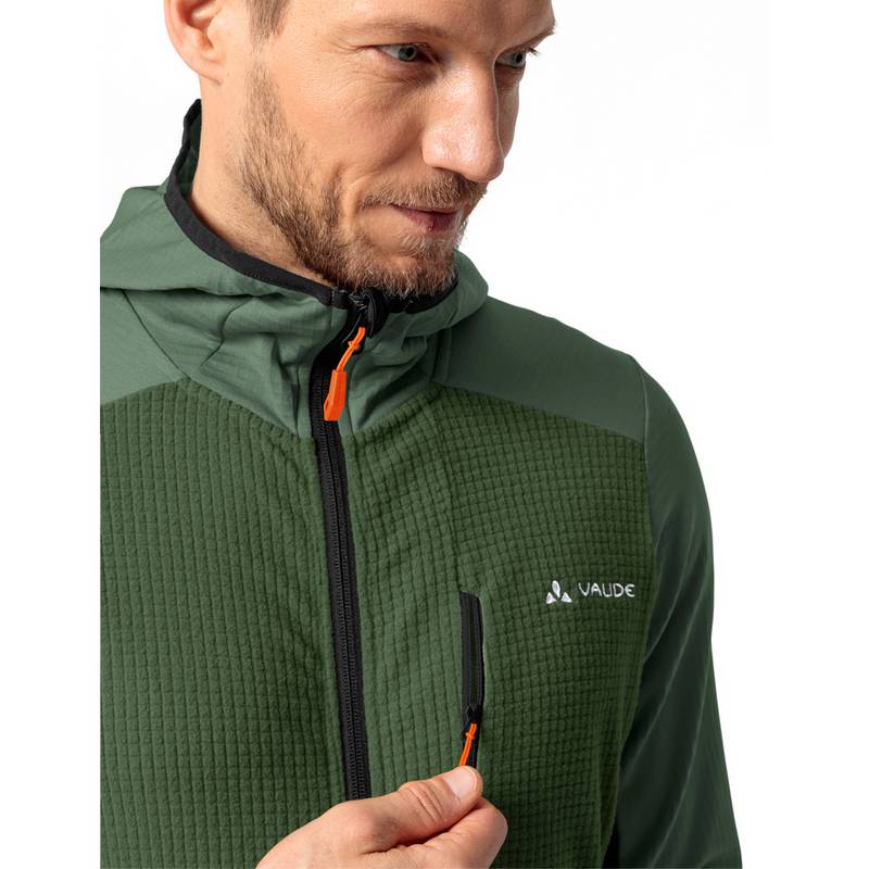 VAUDE Men's Monviso Hooded Grid Fleece Jacket Outdoorjacke Herren
