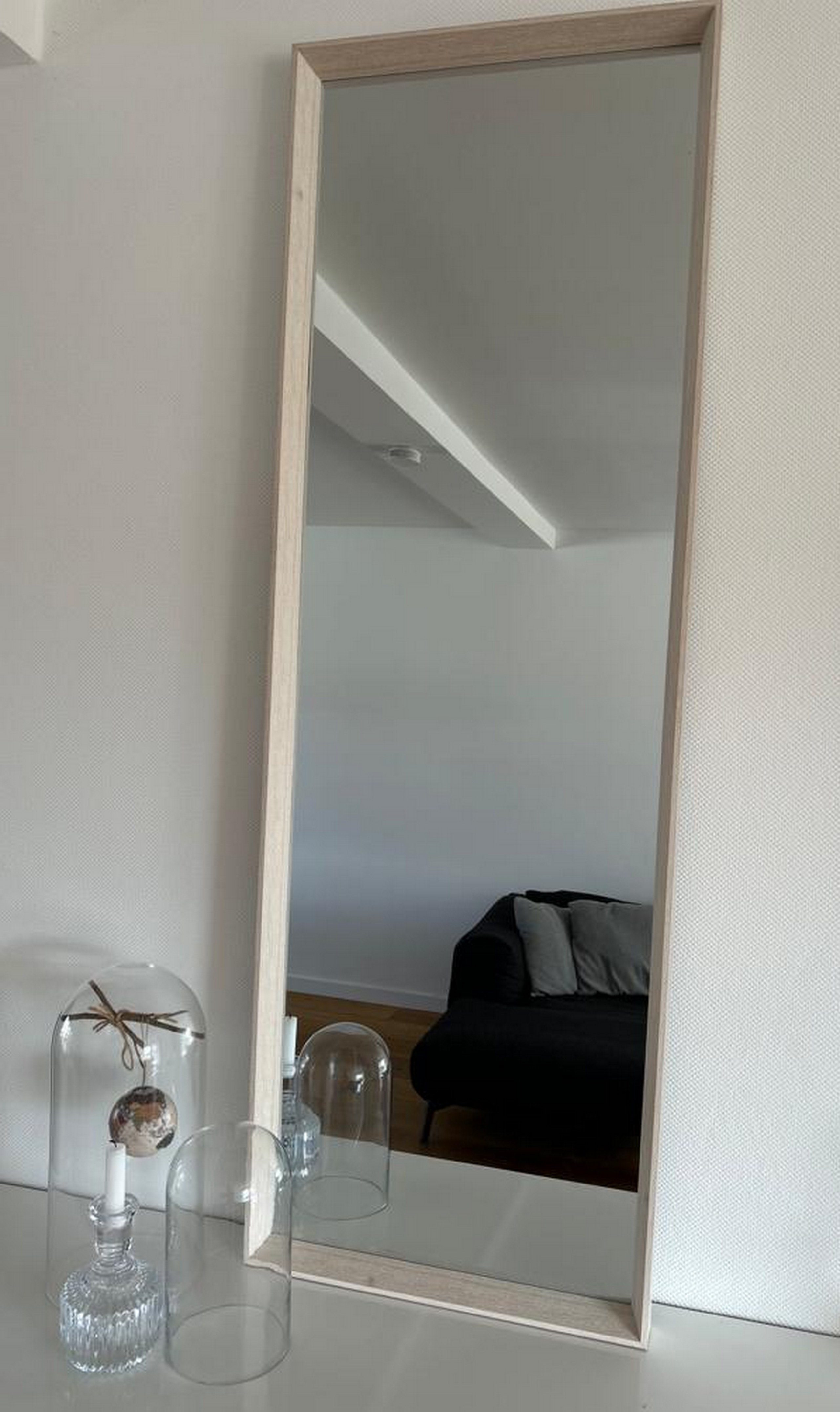 Your-Homestyle Wandspiegel Ganzkörperspiegel/Spiegel/Wandspiegel Zena 50x150 Glas Holz mit Rahmen, Vintage weiß