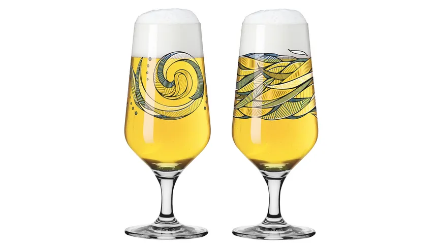 RITZENHOFF Pilsglas Brauchzeit  2er #3 #4 A. Preis F22