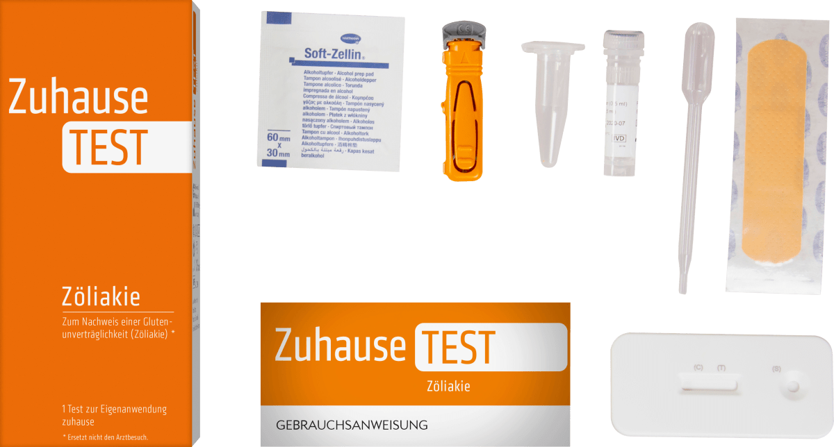 Zuhause Test Zöliakie 1 Anwendung, 1 St