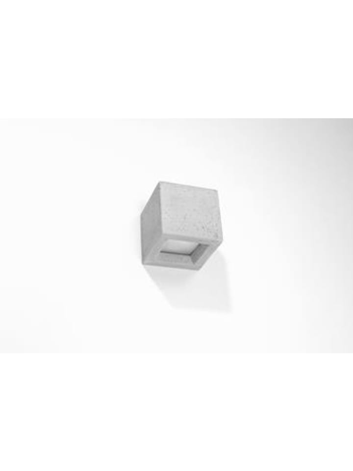 Nice Lamps Wandleuchte LEO aus Beton Grau (L)12cm (B)12cm (H)10cm günstig kaufen onesize