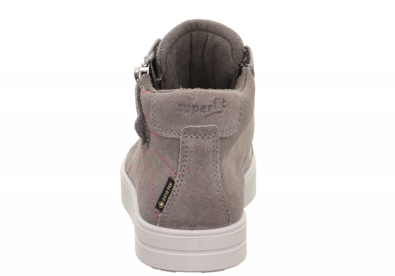 STELLA - Grau Sneaker high mit Reißverschluss