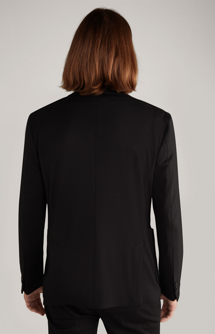 Jersey-Baukasten-Sakko Dash in Schwarz